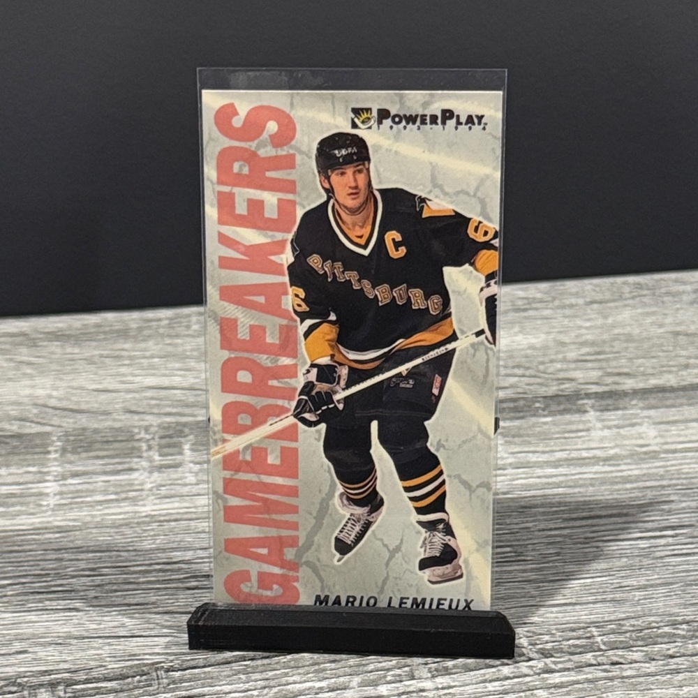 NHL | Fleer PowerPlay Gamebreakers #5 of 10: Pittsburgh Penguins: Mario Lemieux